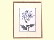 Framed Giclee 'Asian Blue & White Flowers V'