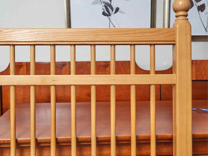 Vermont Tubbs Oak Dowel Queen Bed Includes Siderails & Slat Roll