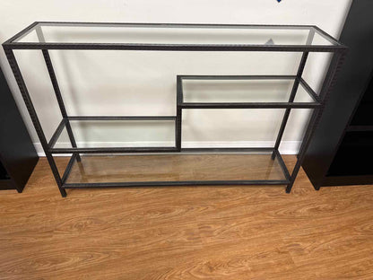 Uttermost 'Leo' Glass Top Console