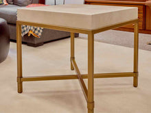 Contemporary Square Shagreen Side Table