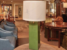 Matilda Green Ceramic Table Lamp With Shade