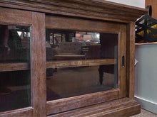 Bassett Weather Oak Console with 2 Sliding Glass doors