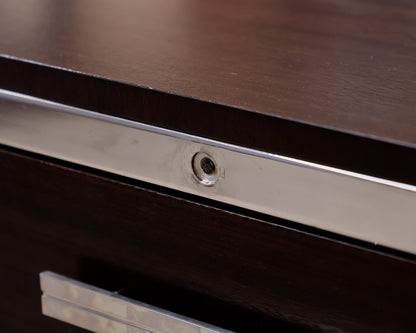 Pair of RH "Rivet Industrial" Nightstands