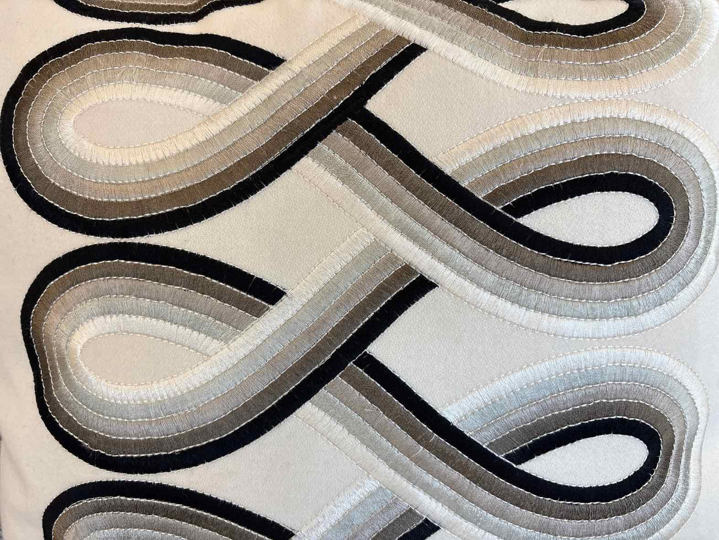 Swirl Pattern Accent Pillow