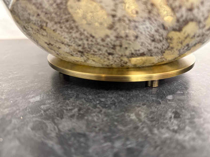 'Rhine' Seeded Glass Table Lamp