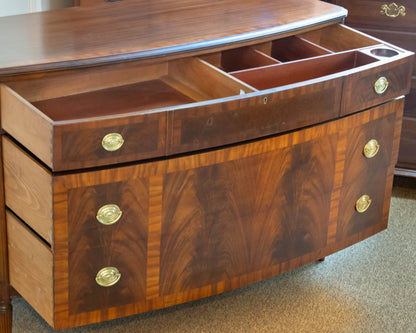 Robert Irwin Furniture Inlaid Mahogany 3-Drawer Dresser