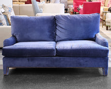 Custom Lee Industry Blue Sofa