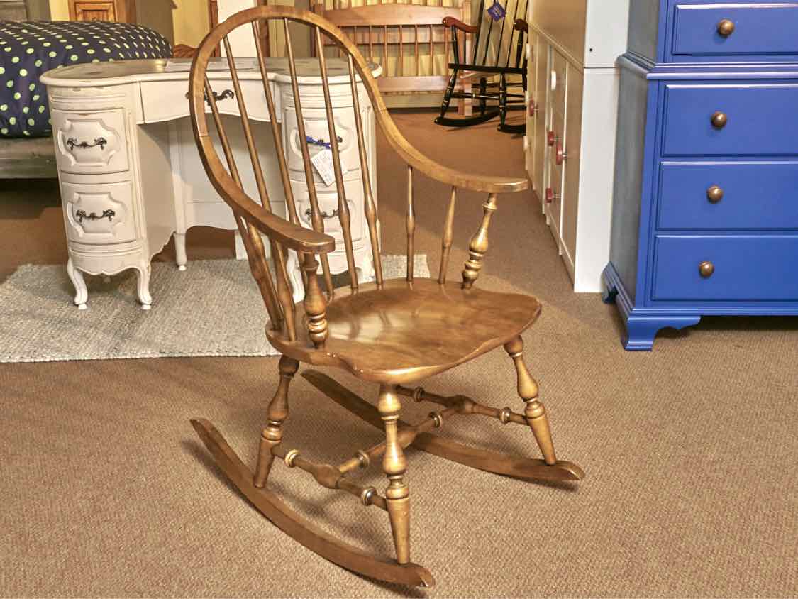 Ethan Allen  Cherry Finish Rocking Chair