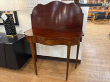 Mahogany Inlaid Flip Top Game Table