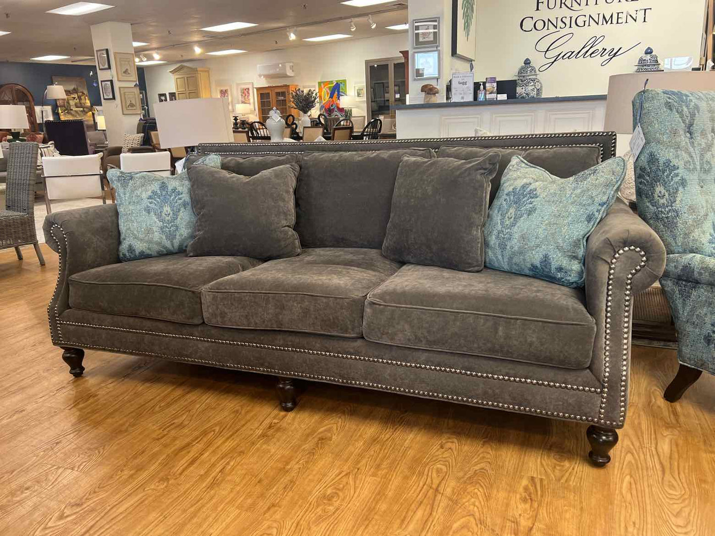 Huntington House Grey Sofa