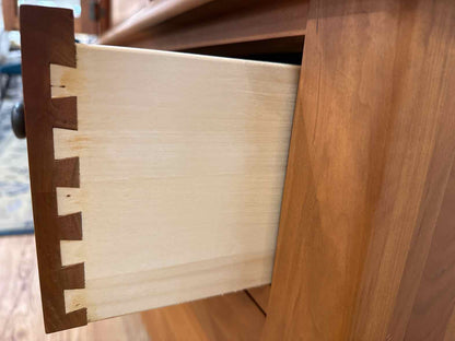 Richardson Brothers Lighted Cherry Hutch