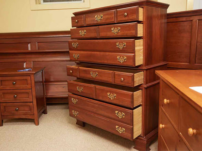 Crawford Furniture Cherry 6 Drawer Chest With Bass Handles