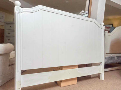Pottery Barn Solid Wood White Finish  King Headboard