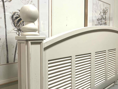 Stanley White Cannonball Queen Bed