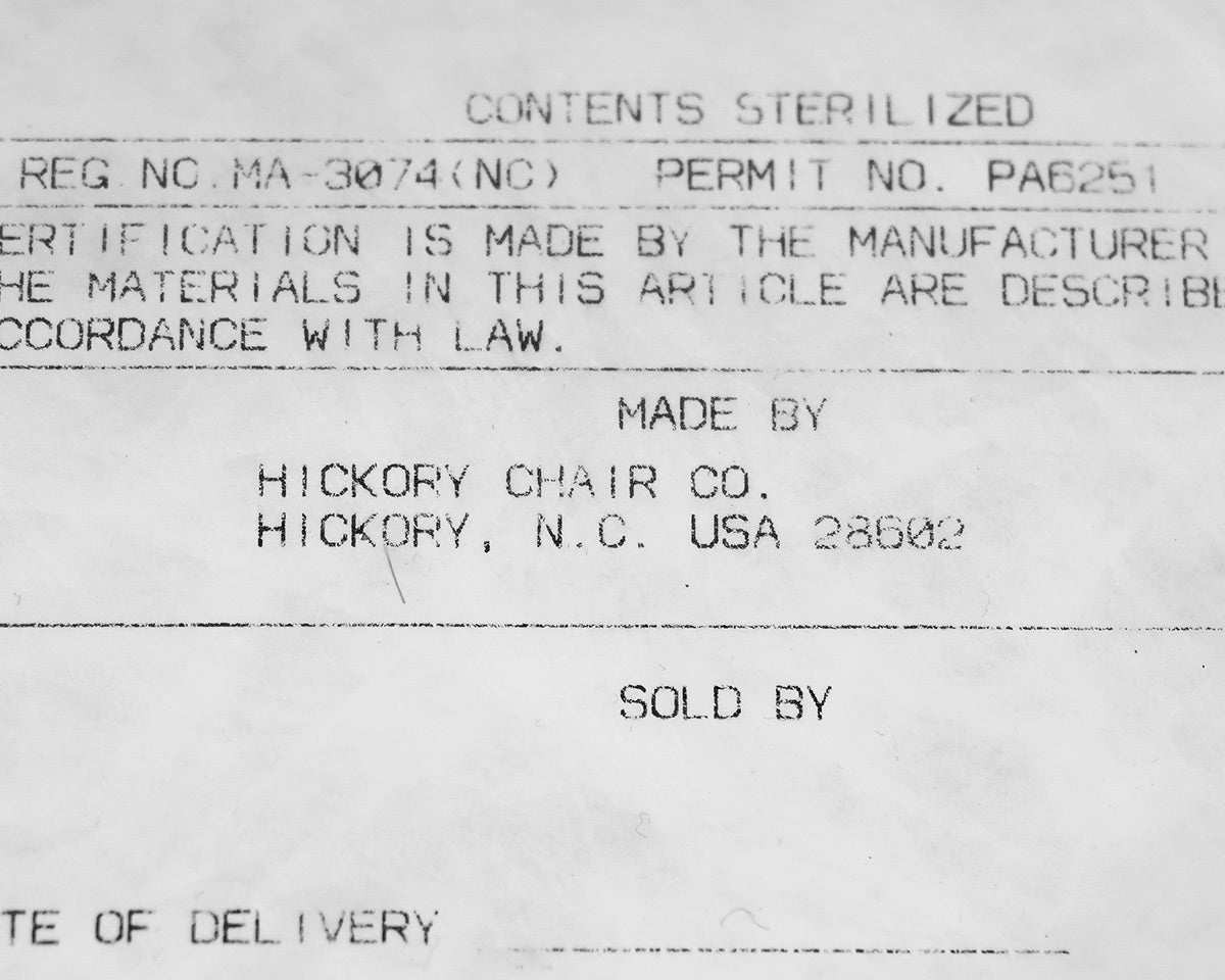 Pair of Custom Hickory Upholstered Pink Chairs