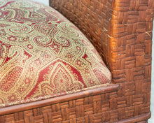 Ethan Allen 'British Classics' Rattan Bench