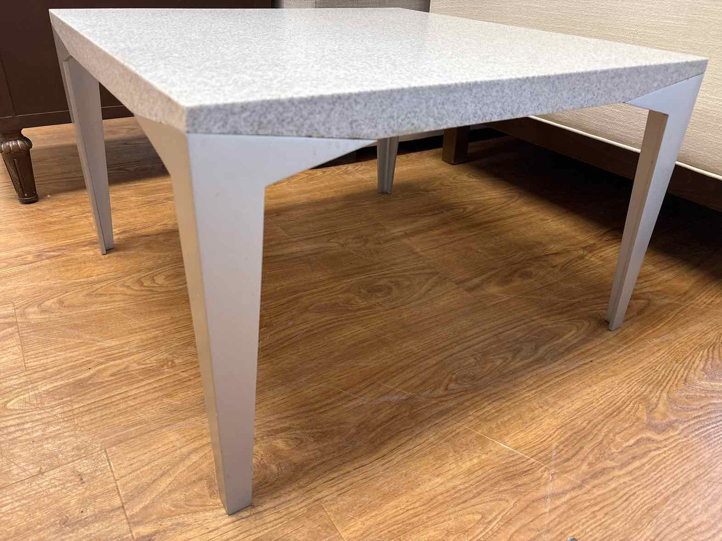 Mikilia Granite Top Side Table