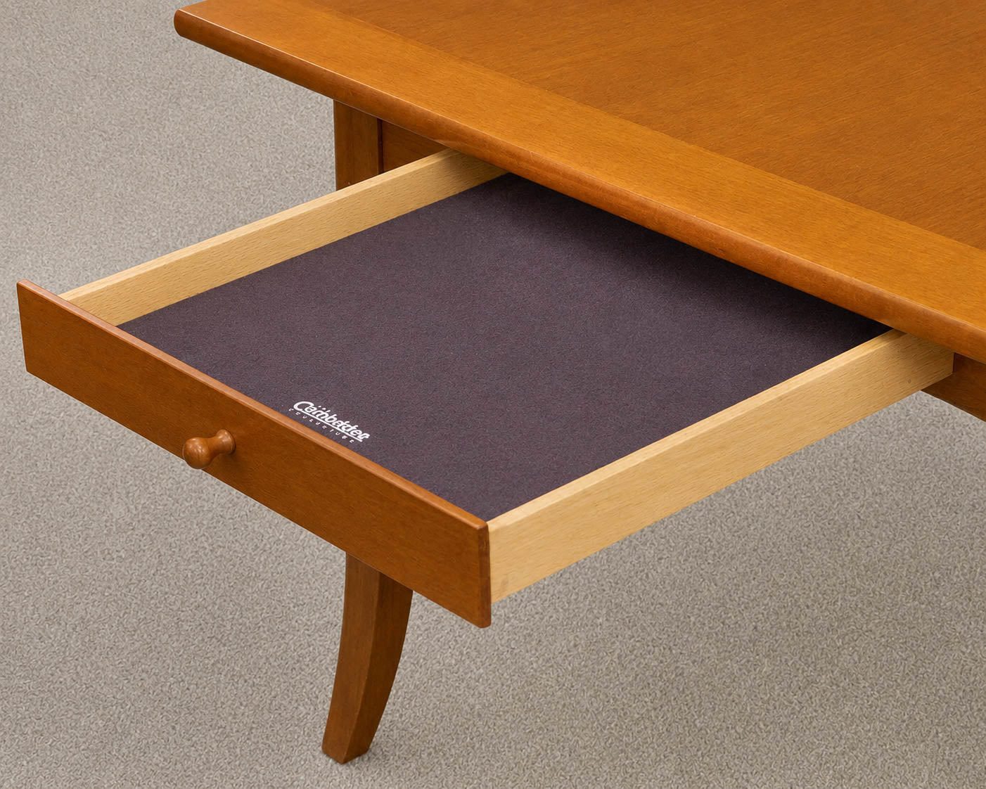 Stanley Cambridge Collection Cherry Dining Table  W/ Two Leaves
