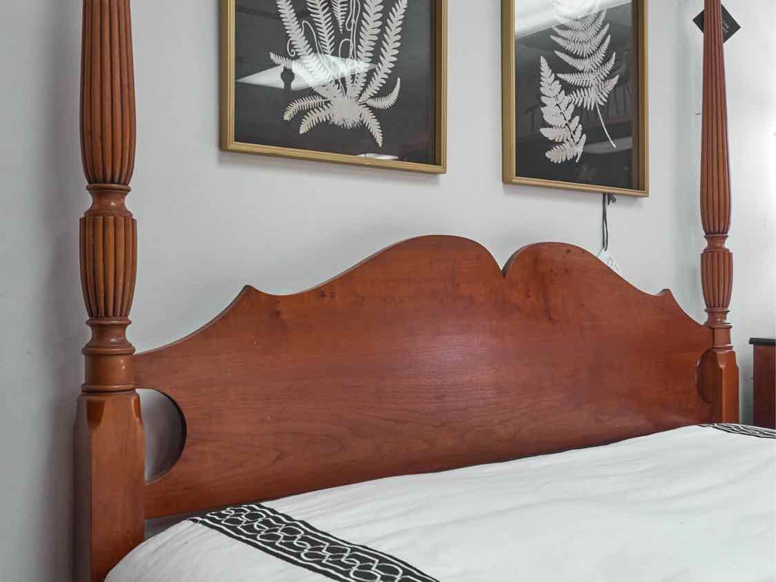 Eldred Wheeler Sheraton Tall Queen Bed in Cherry