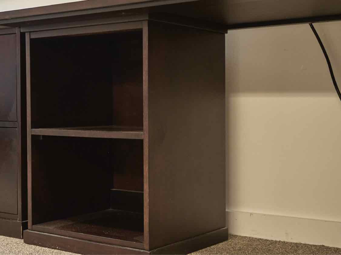 Pottery Barn 'Bedford'  Desk with Cubby Hutch in Espresso Finish