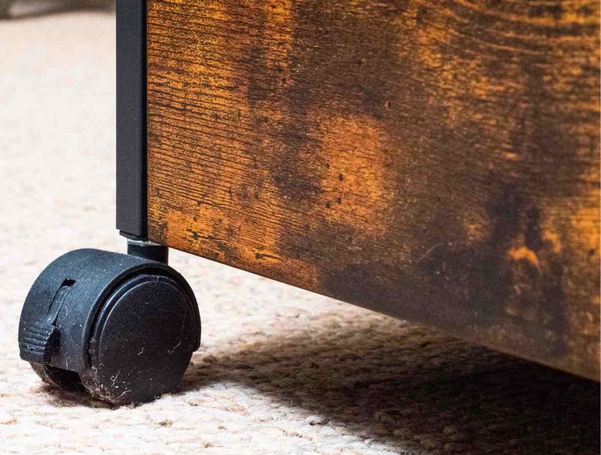 Rustic Finish 1 Drawer File Cabinet