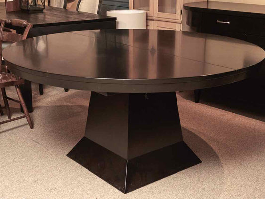 Arhaus 'Leighton' Ebony Espresso Finish Round  Dining Table