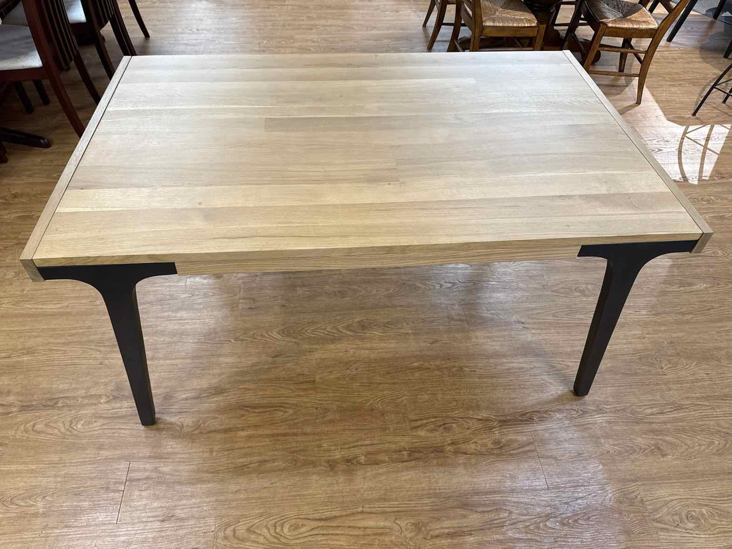 Crate & Barrel 'Lakin' White Oak Dining Table