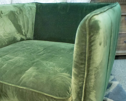 Pair of Emerald Green Performance Arm Chairs