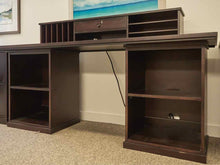 Pottery Barn 'Bedford'  Desk with Cubby Hutch in Espresso Finish