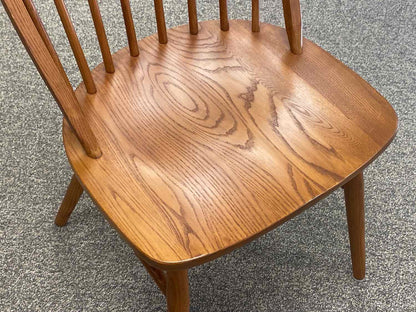 Set of 6 Nichols & Stone 'Claud Bunyard' Windsor Oak Dining Chairs