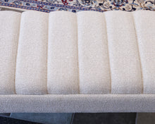 Channel Stitch Rectangular  Bench Ottoman
