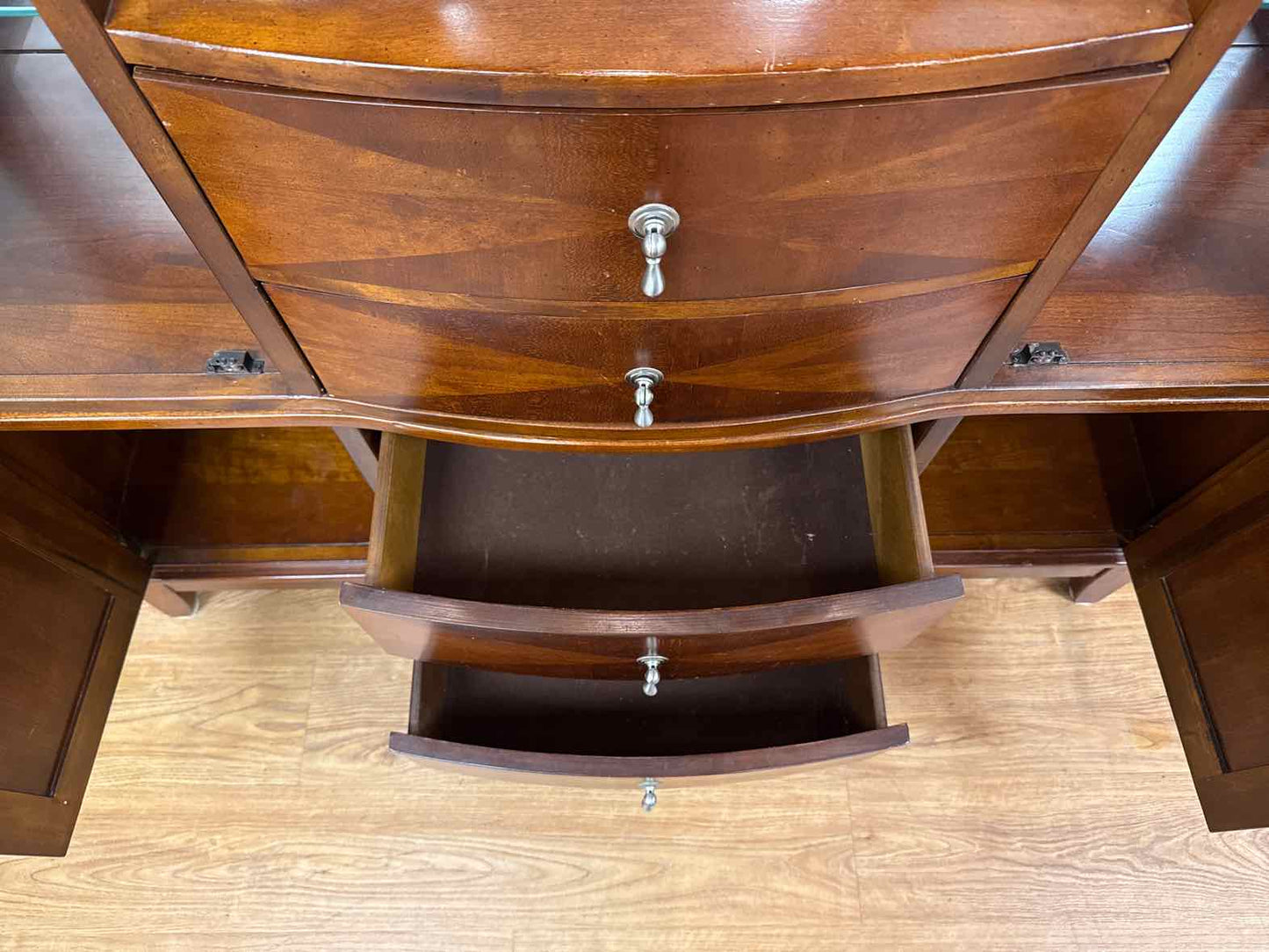 Lighted Cherry China Cabinet