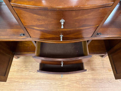 Lighted Cherry China Cabinet