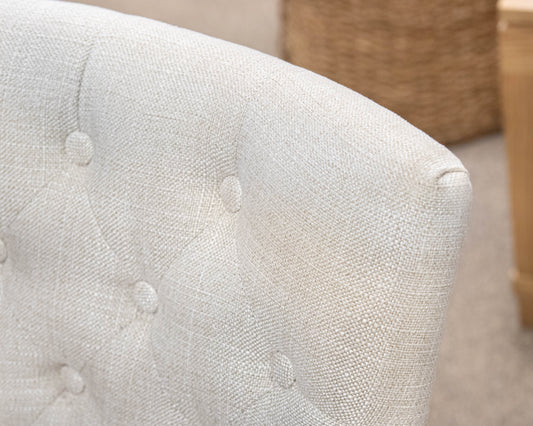 Pottery Barn Hayes Tufted Swivel Desk Chair