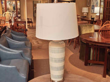 Blue Ivory Ceramic Table Lamp