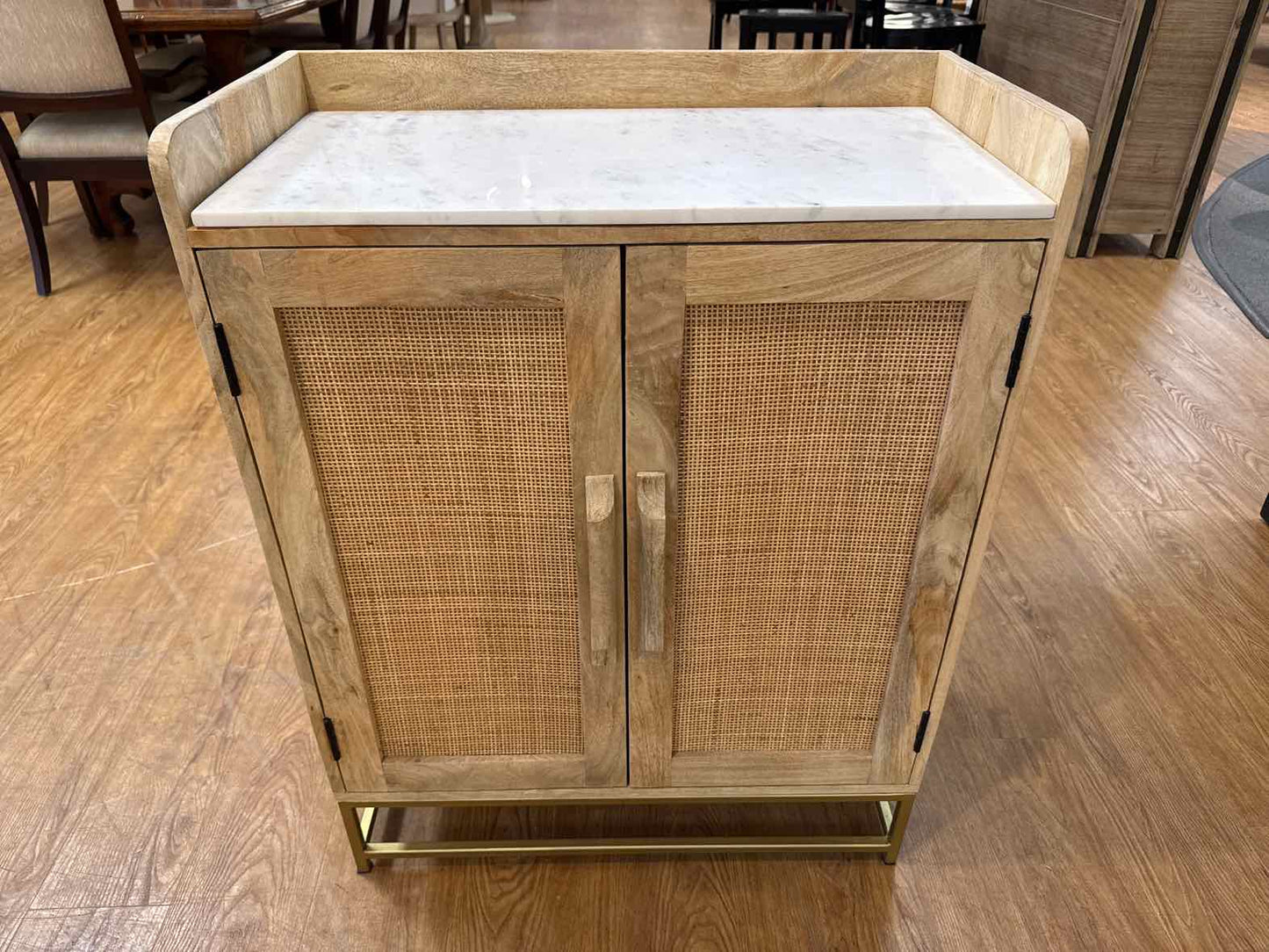 Powell 'Janie' Rattan Bar Cabinet