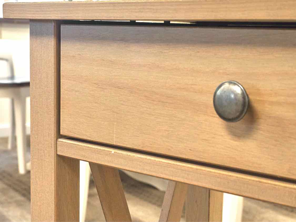 Two Draw Console in Driftwood Finish