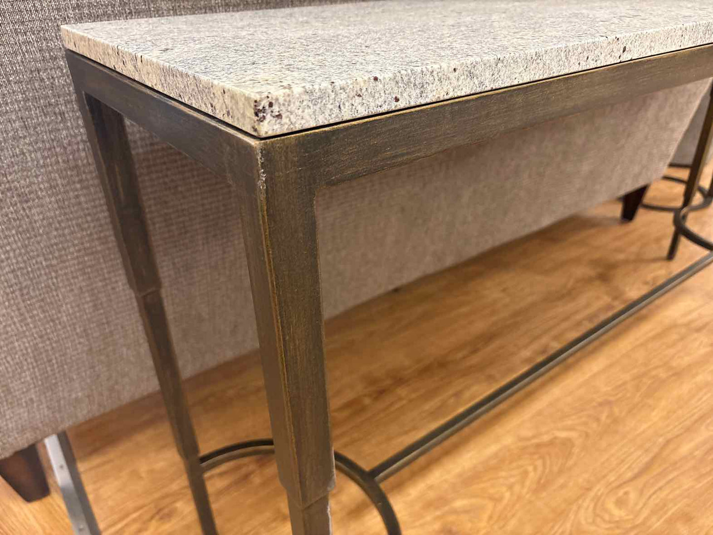 Contemporary Granite Top Console