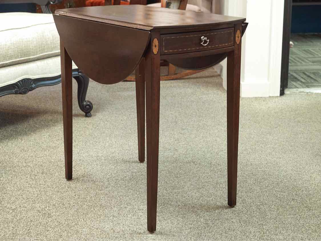 Pair of Mahogany Dropleaf Side Tables