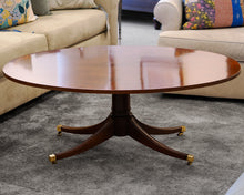 Hickory Cherry Oval Cocktail Table