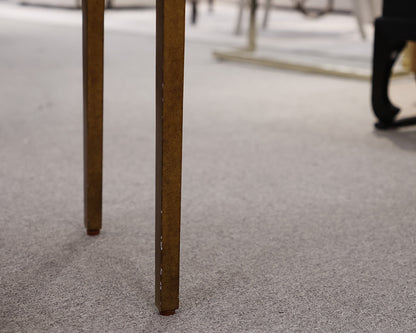 "Frank" Console in Burnished Gold Finish and Copper Shagreen