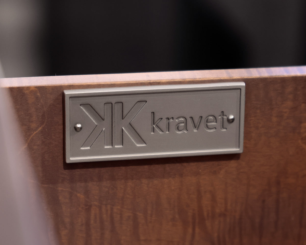 Kravet Gray Wooden Storage Console