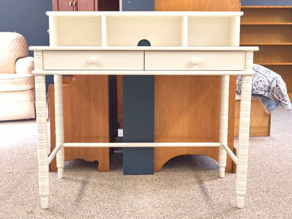 Pottery Barn White Student Desk W/ Hutch