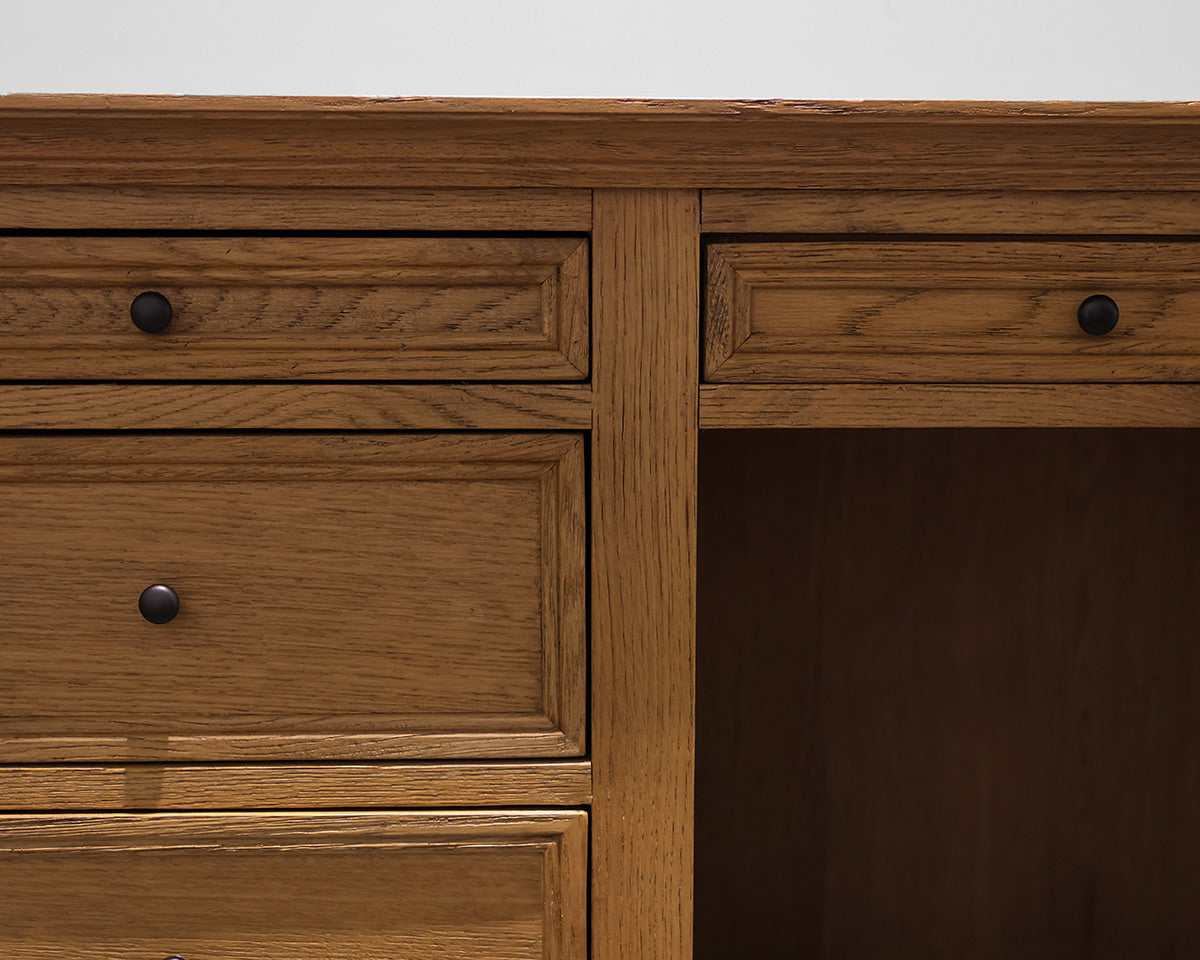 RH 'French Panel' Executive Desk