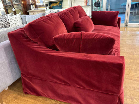 Pottery Barn 'York' Slipcovered Deep Sofa