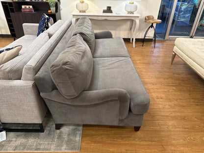 MG+BW 'Whitley' 2-Seat Charcoal Gray Sofa