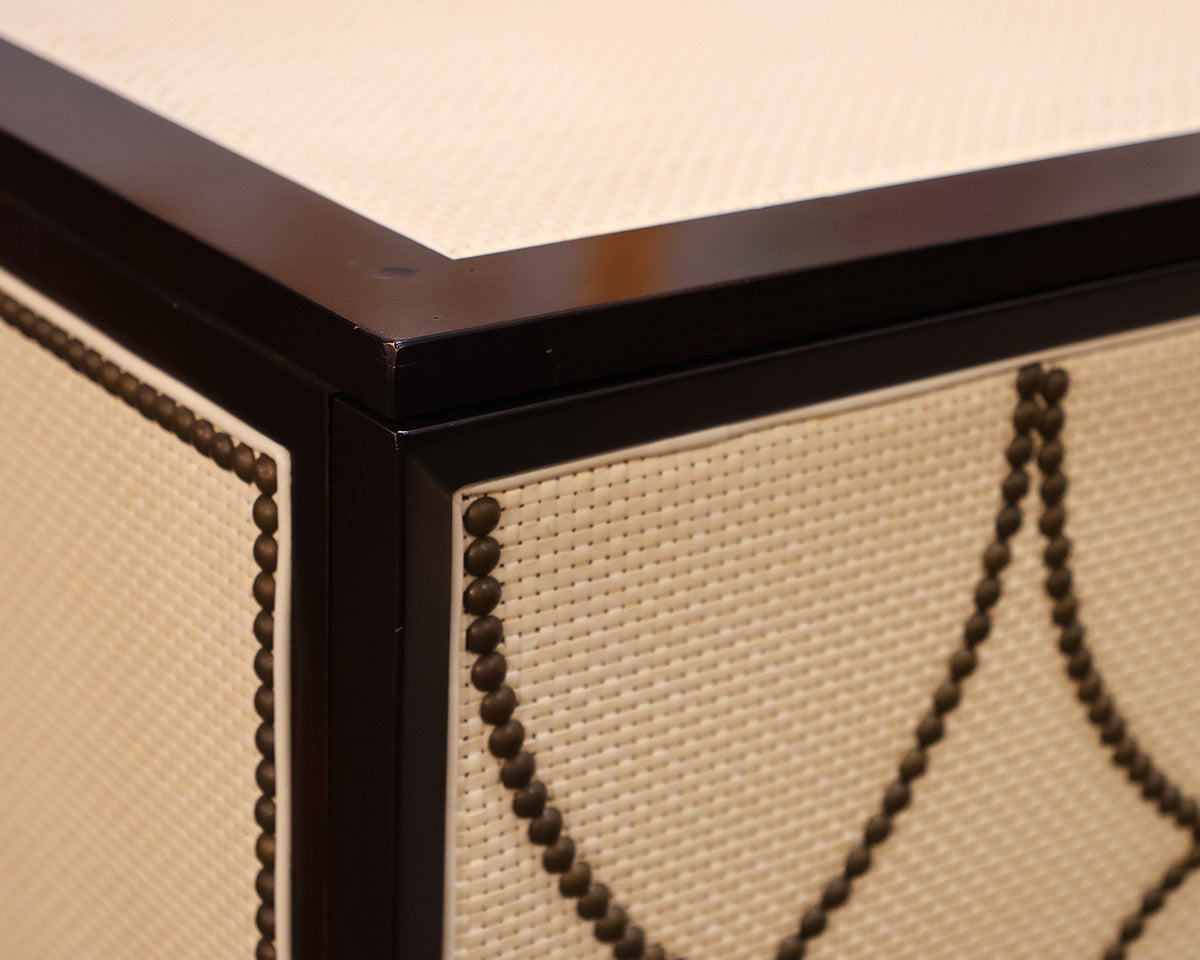 Basket Weave Display Cabinet