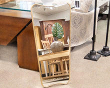 Freeform Mirror in Soft Gold Frame