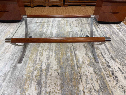 Glass Top Cocktail Table