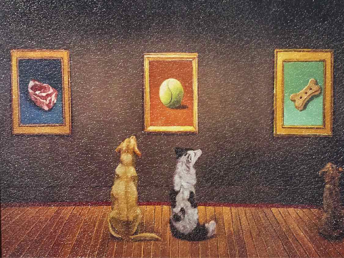 'Dog Museum' Framed Print
